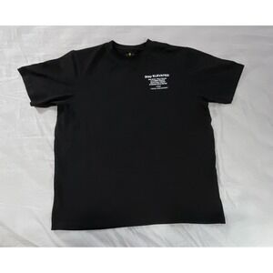 ESBIE Men's Black Cotton Graphic Print T-Shirt Stay Elevated Theme Size S
